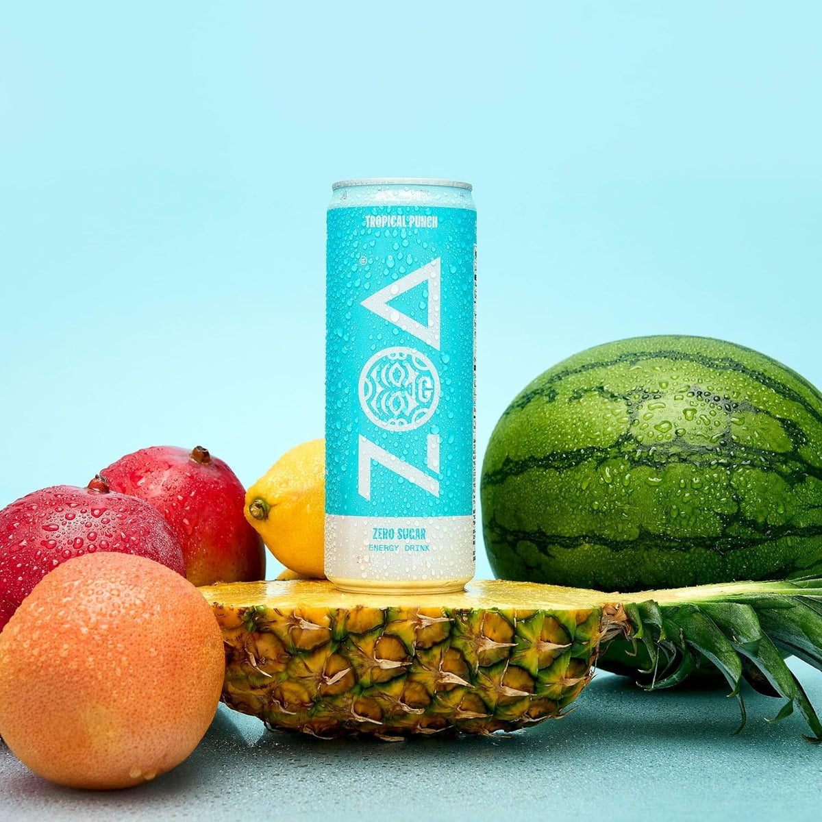 ZOA green tea caffeine source powering natural energy without sugar.