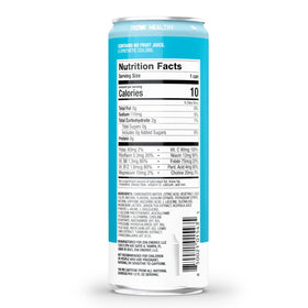 ZOA Tropical Punch nutrition panel highlights daily Vitamin C and B-vitamins
