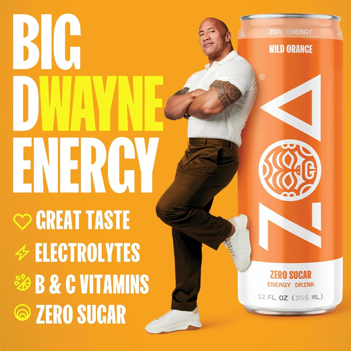 ZOA Wild Orange pour into glass suggesting refreshing hydration on the go