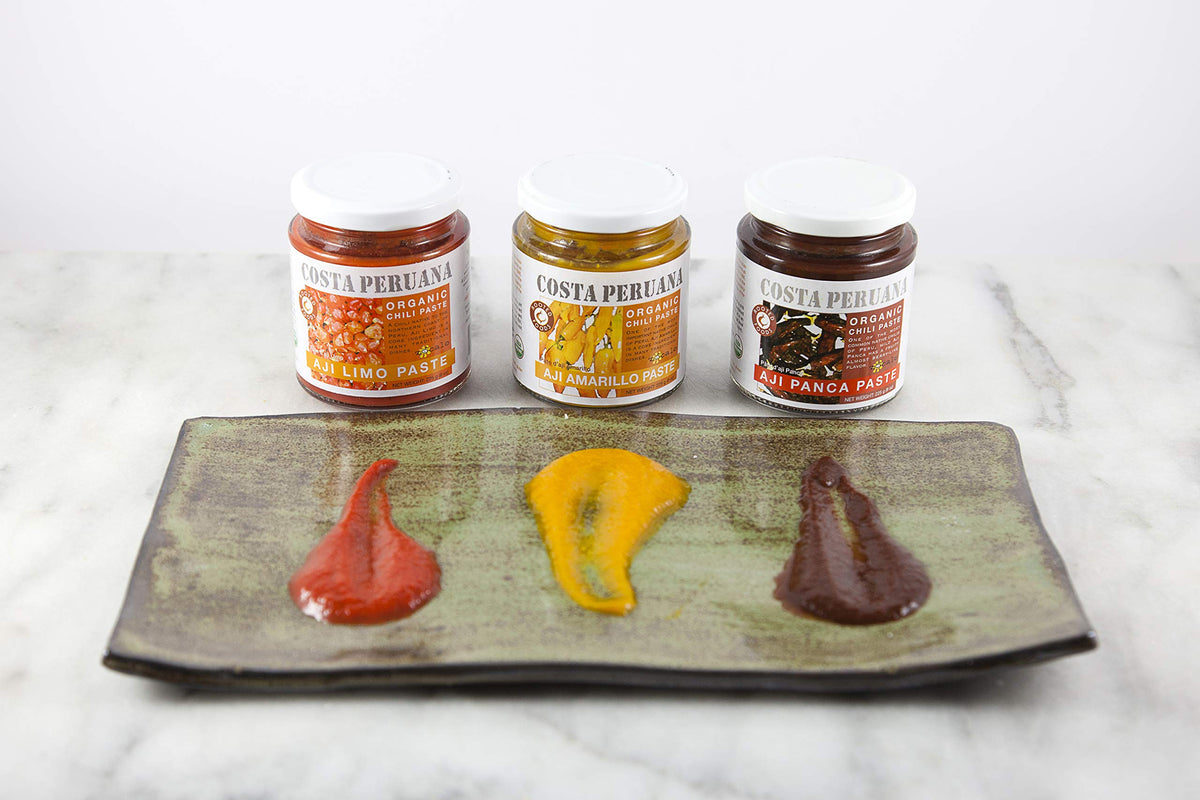 Zocalo Organic Aji Amarillo Paste product of Peru enhances authentic dishes.