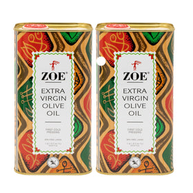 ZOE extra virgin olive oil bottle close-up, premium flavor for dressings and cooking.