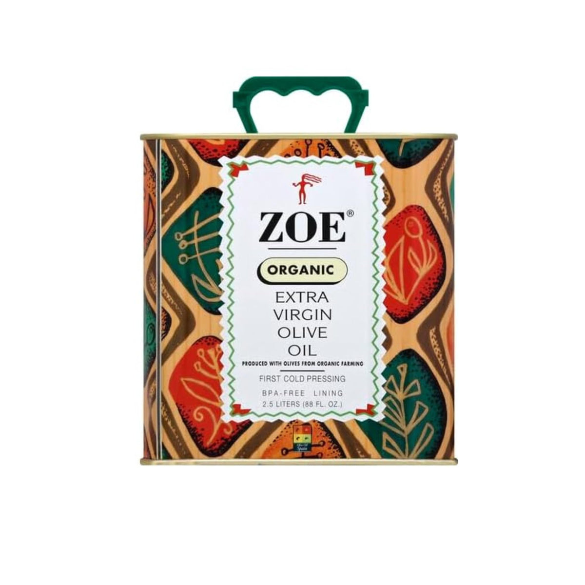 Zoe Organic EVOO drizzle over greens, enhances salads.