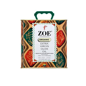 Zoe Organic EVOO drizzle over greens, enhances salads.