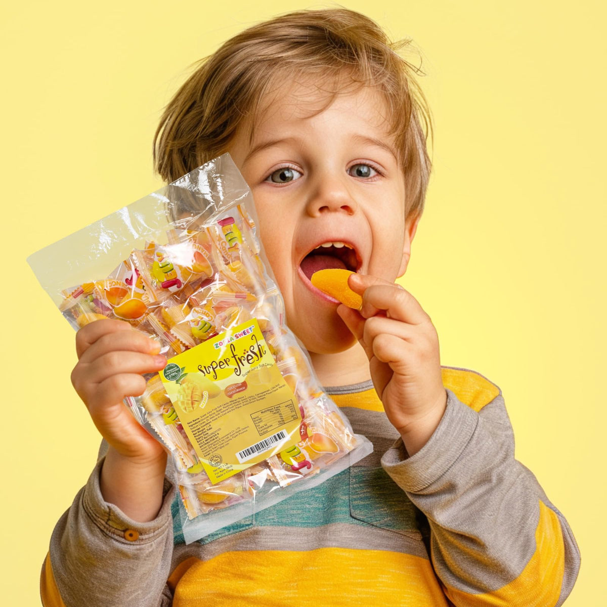 ZOFIA SWEET 1LB bulk mango gummies ready for sharing at gatherings