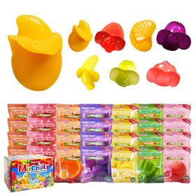 Zofia Sweet 7 Fruits gummy packfront with vibrant shapes for family-friendly snacking