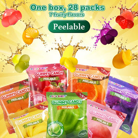 Zofia Sweet 7 Fruits peelable-coating demonstrates the fun peel-and-reveal experience