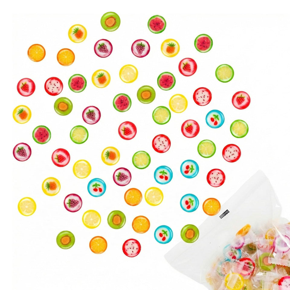 ZOFIA SWEET Fruity Hard Candy Slices box with 150 individually wrapped pieces for gifting