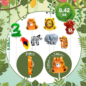 ZOFIA SWEET Safari lollipops flavors including kiwi, vanilla, caramel