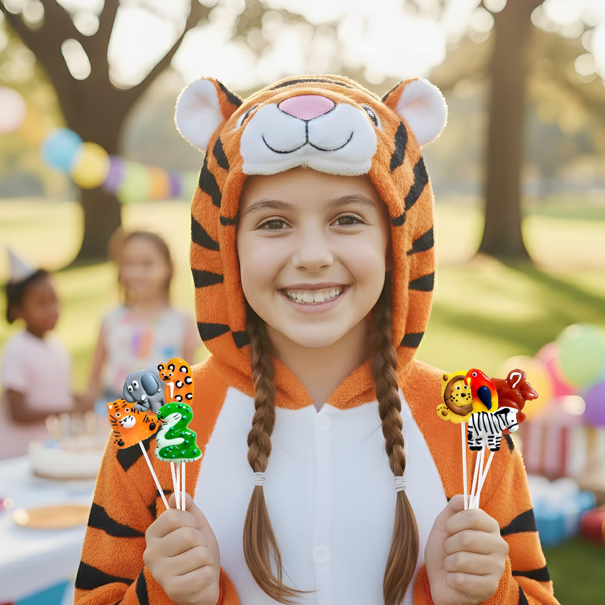 ZOFIA SWEET Safari lollipops ideal as party favors