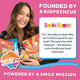 Zolli Ball Popz classroom snack-pack keeps smiles fresh during school days.