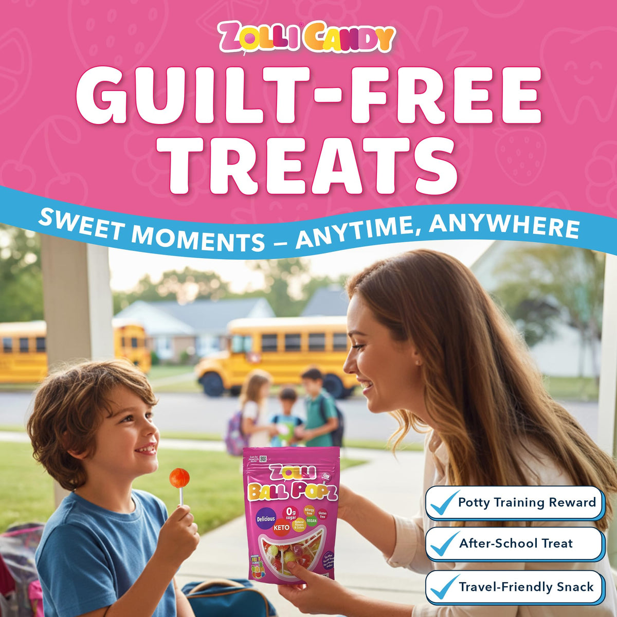 Zolli Ball Popz keto-friendly option supports low-carb snacking without sugar.