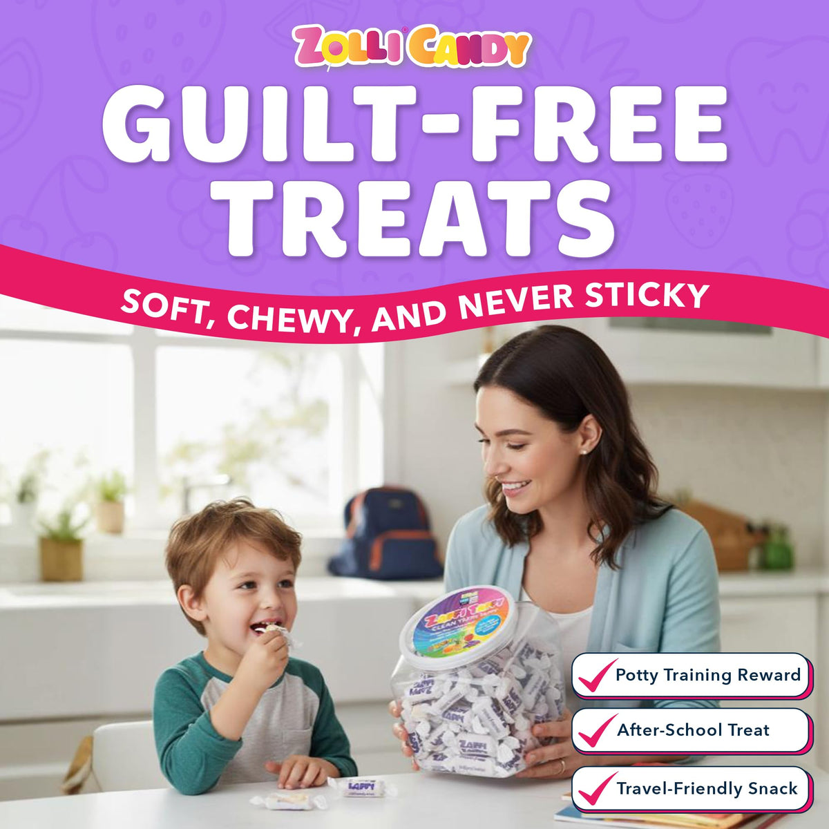 Zollipops dairy-free gluten-free nut-free snack option.