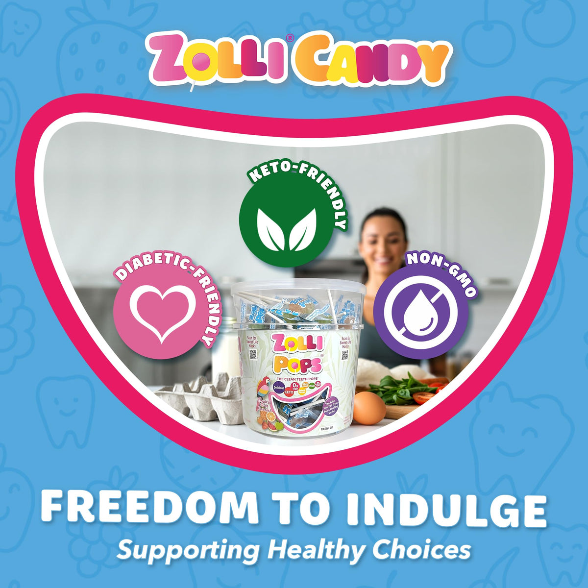 Individually wrapped Zollipops make on-the-go, allergy-friendly sugar-free treats.