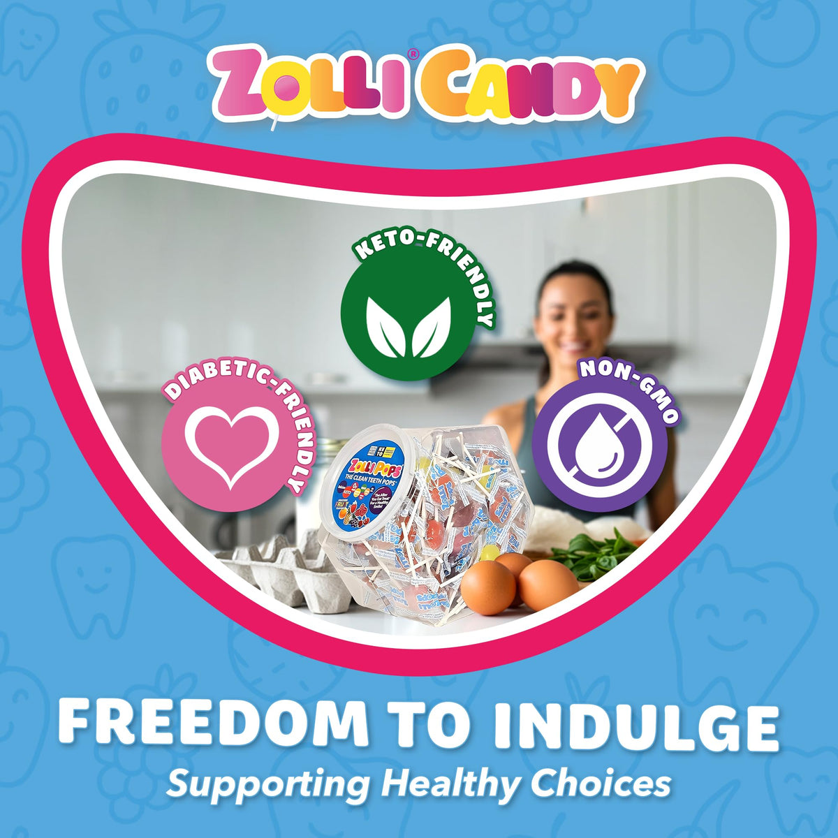 Zollipops keto-friendly candy suitable for low-carb errands and family snacking.