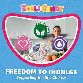 Zollipops keto-friendly candy suitable for low-carb errands and family snacking.