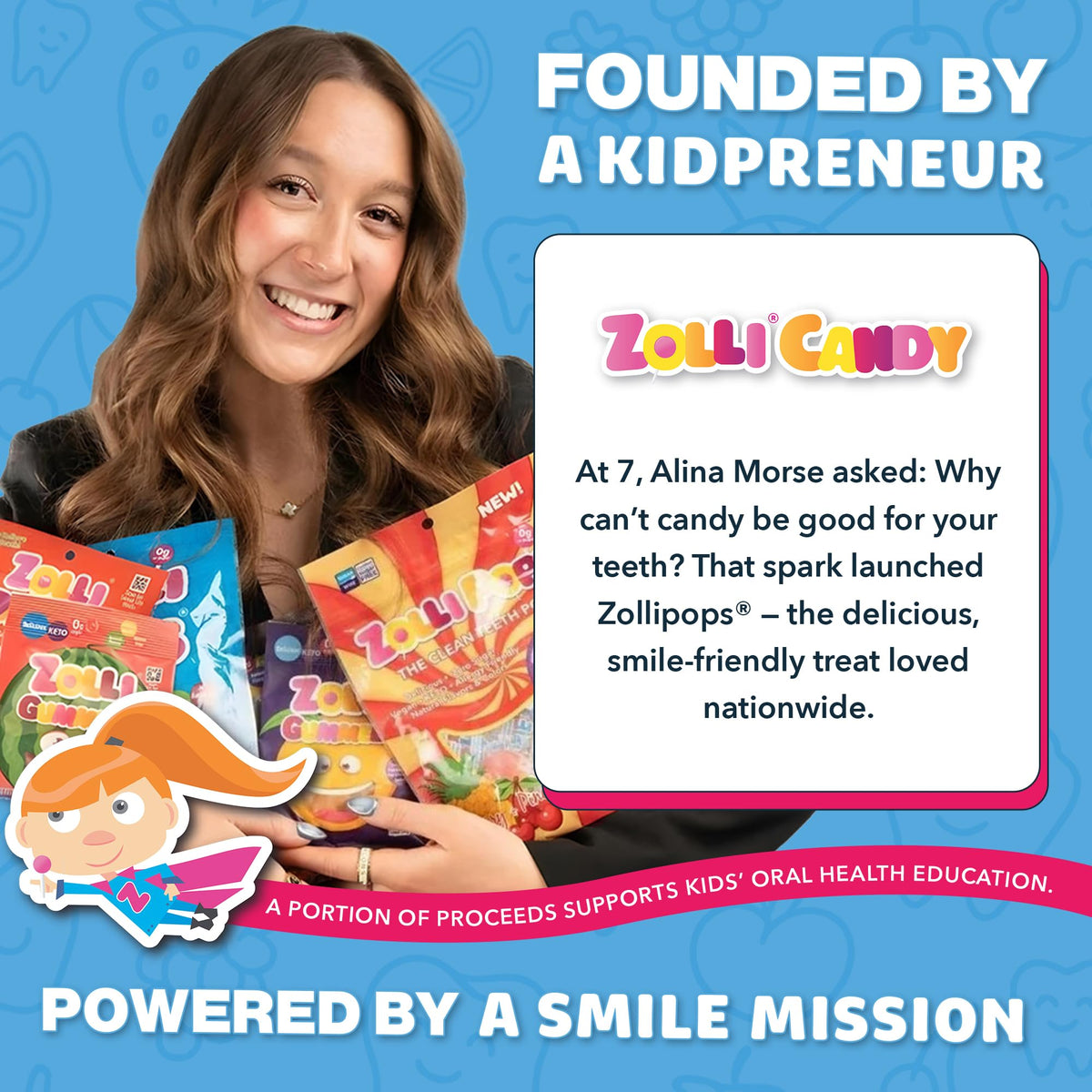 Zollipops travel-friendly, classroom-friendly lollipops for parties.
