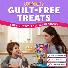 Keto-friendly Zaffi Taffy candy by Zollipops, ideal for low-carb snacking.