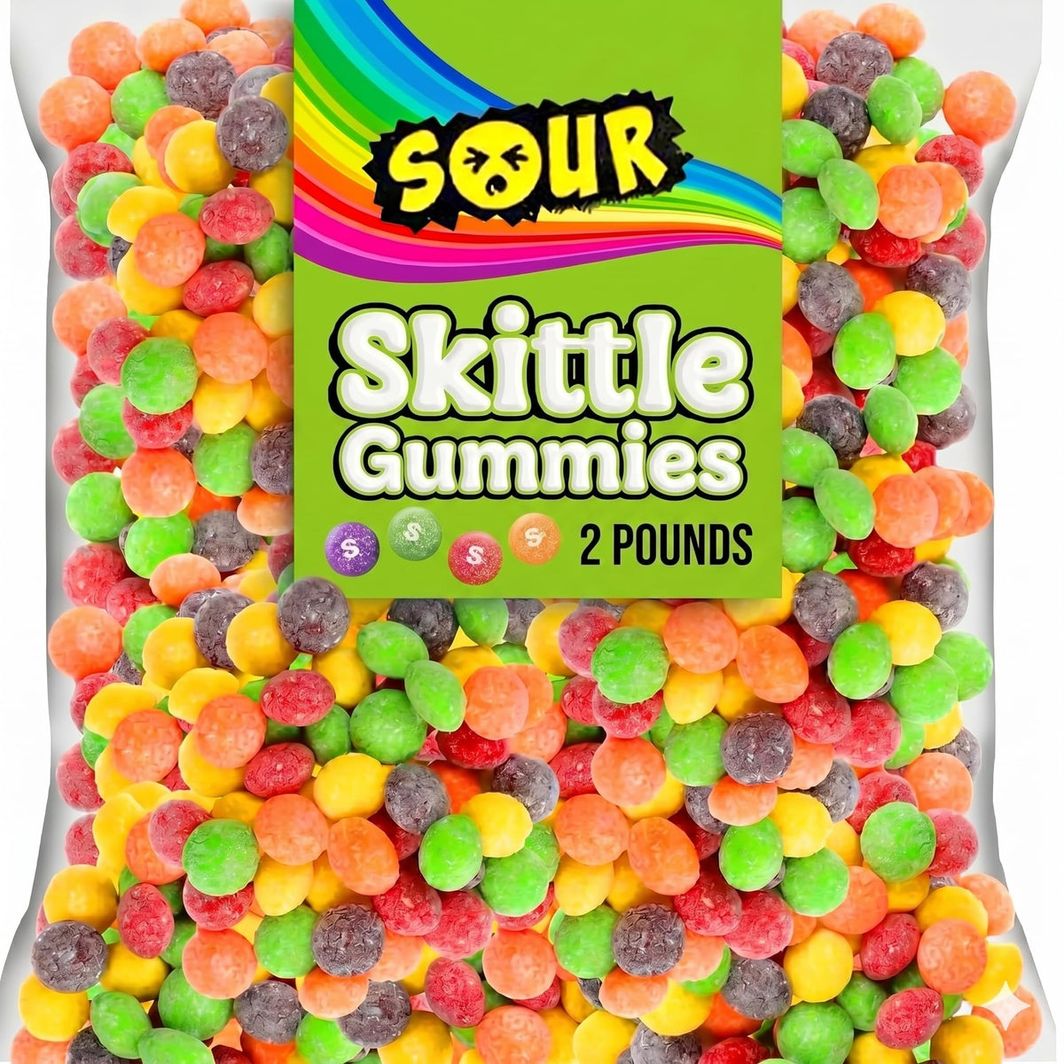 ZompoZ Sour Gummies bulk 2lbs pack, perfect for party bowls and long-lasting snacking.