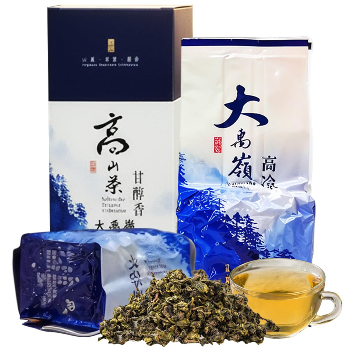 ZONE-365 alishan oolong tea tin preserves aroma and freshness for everyday brews.