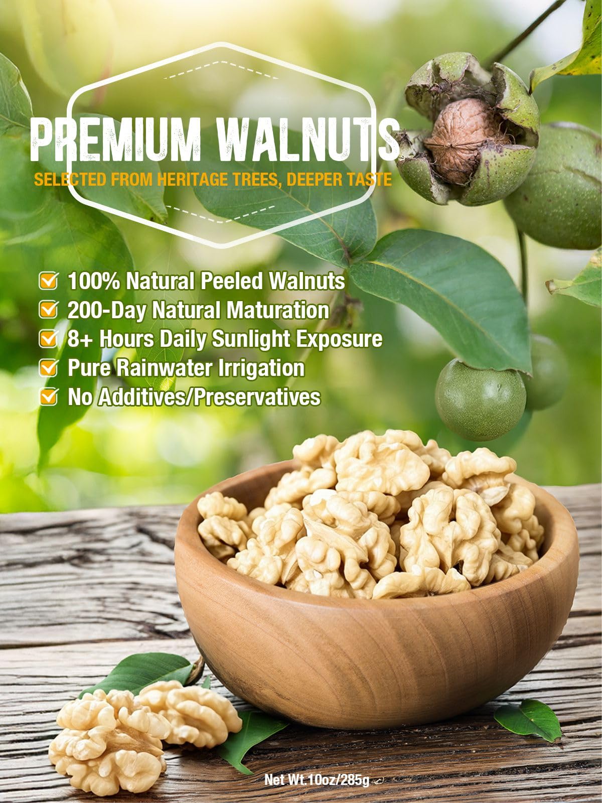 Zorrer unsalted walnut halves on a baking sheet showcase versatile cooking ideas