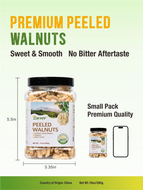 Zorrer walnut halves ready-to-eat snack for busy days