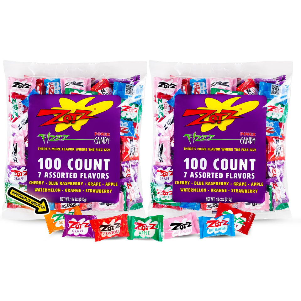 Zotz fizzy-sour-candy-shell offers tangy fizz for nostalgic snacking