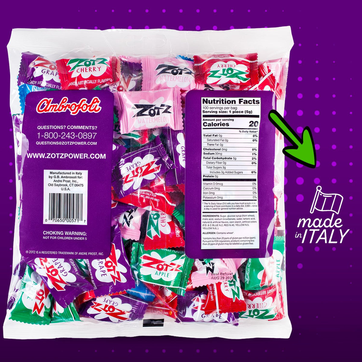 Zotz nostalgic-hard-candy delivers retro sweetness with fizz center for crave-worthy bites