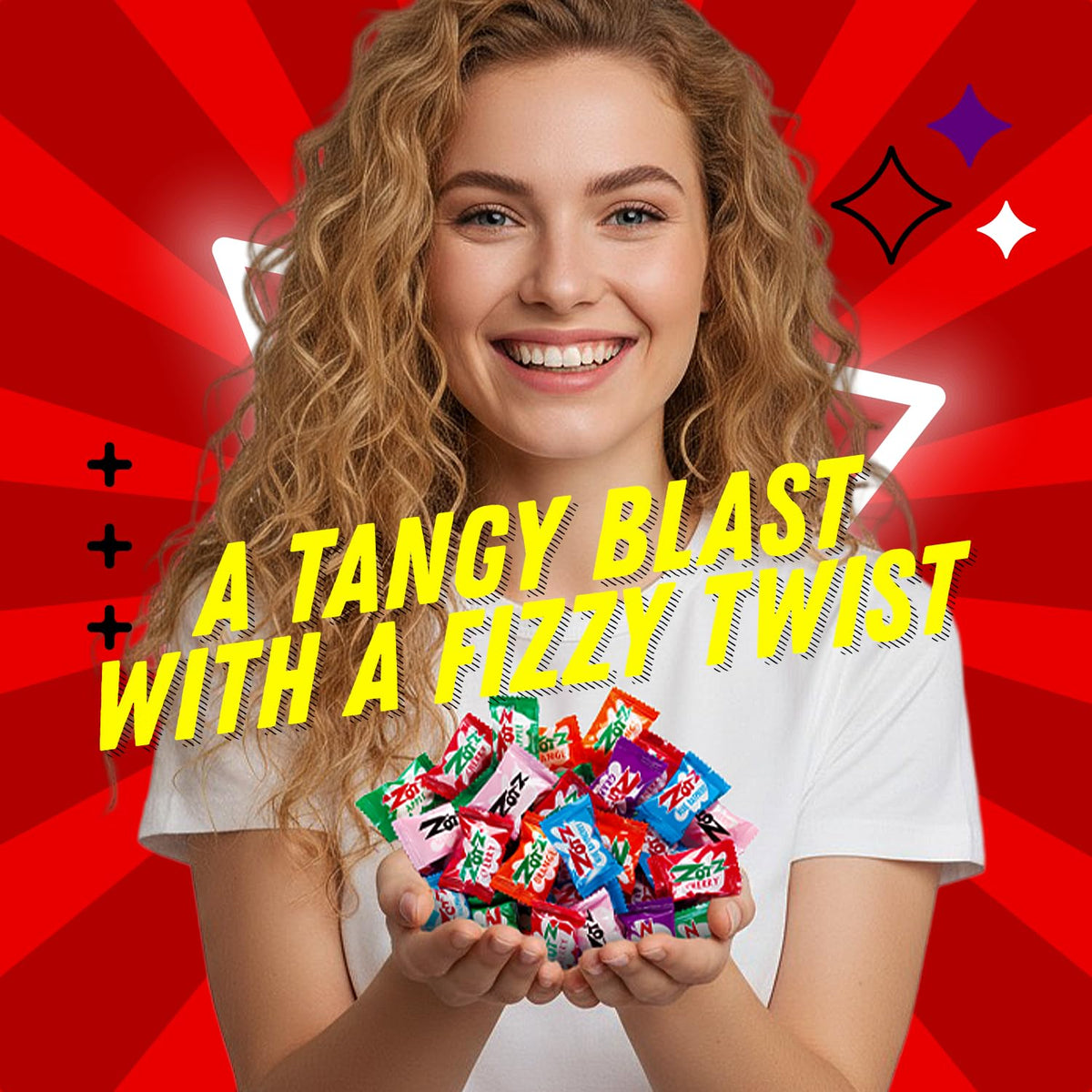 Party favors setup with Zotz bulk bag for colorful goodie bags