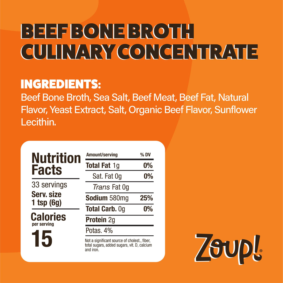 Zoup! broth being poured from jar to flavor soups and gravies.