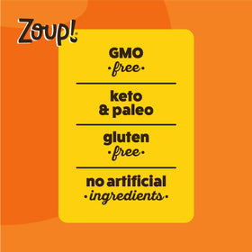 Zoup! kitchen scene with jar communicates convenient everyday cooking
