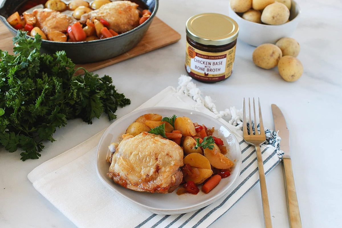 Zoup! Chicken Bone Broth concentrate yields over two gallons of broth.