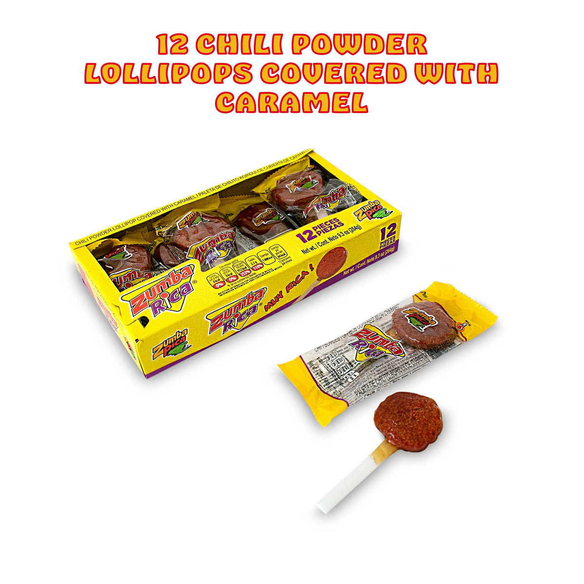 Individually wrapped Chilito lollipops preserving freshness for snacking