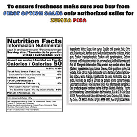 Zumba Pica Forritos Chamoy packaging with secure cap