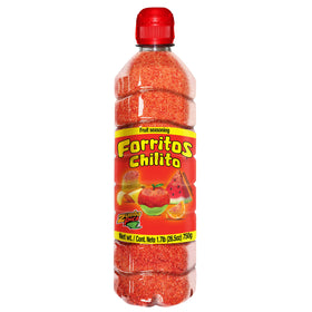 Zumba Pica Forritos bottle front with large 1.7lb jar and freshness cap
