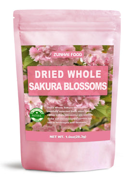 Zunhai Food edible dried sakura blossoms for elegant tea and desserts