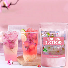 Zunhai Food salted blossoms stored in fridge to preserve fragrance.