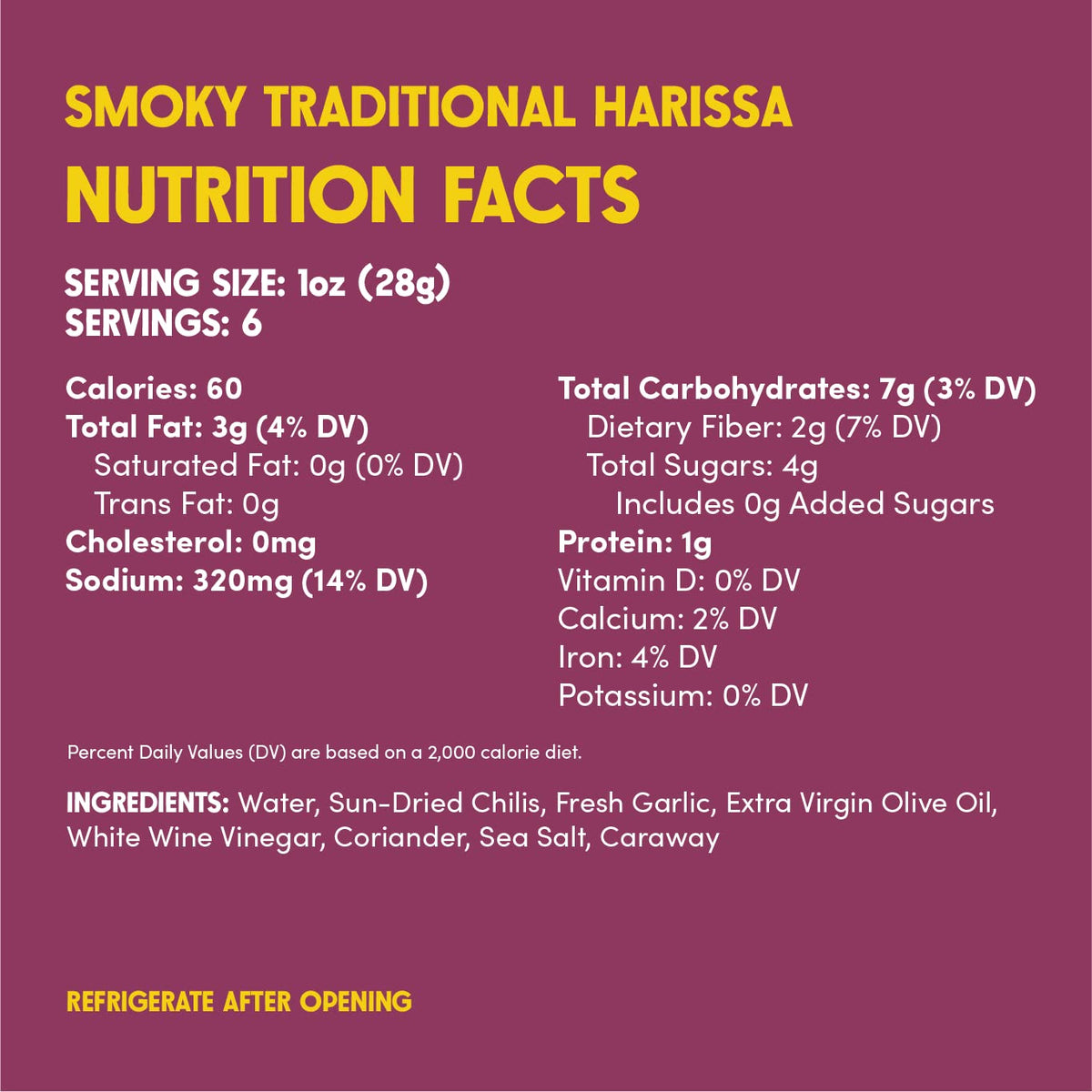 Award stamp on Zwita Smoky Harissa signaling quality and heritage