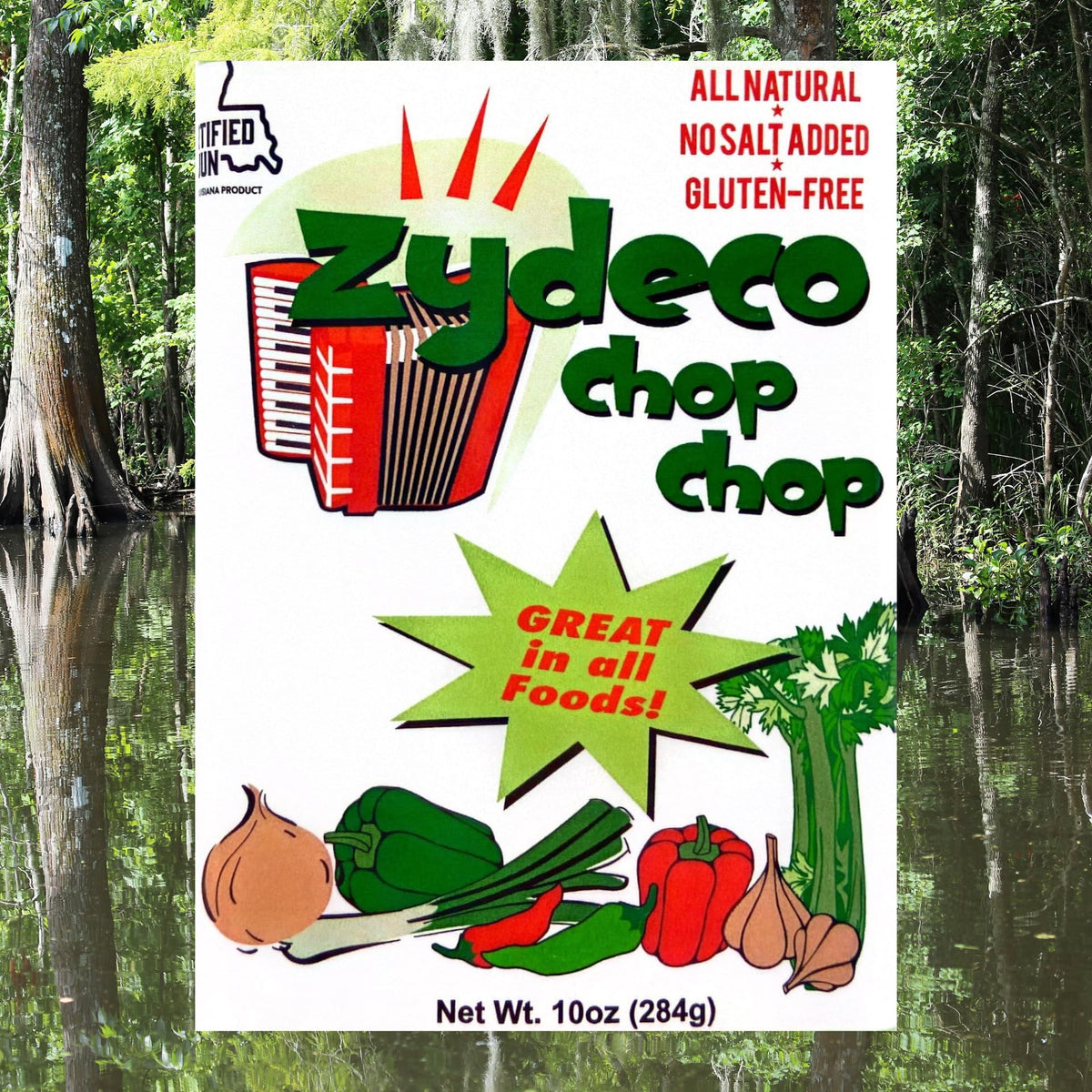 Zydeco Chop Chop base paired with jambalaya or rice dressing for versatile flavor use