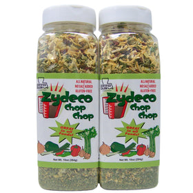 Zydeco Chop Chop Cajun Seasoning Base packaging close-up highlighting easy prep