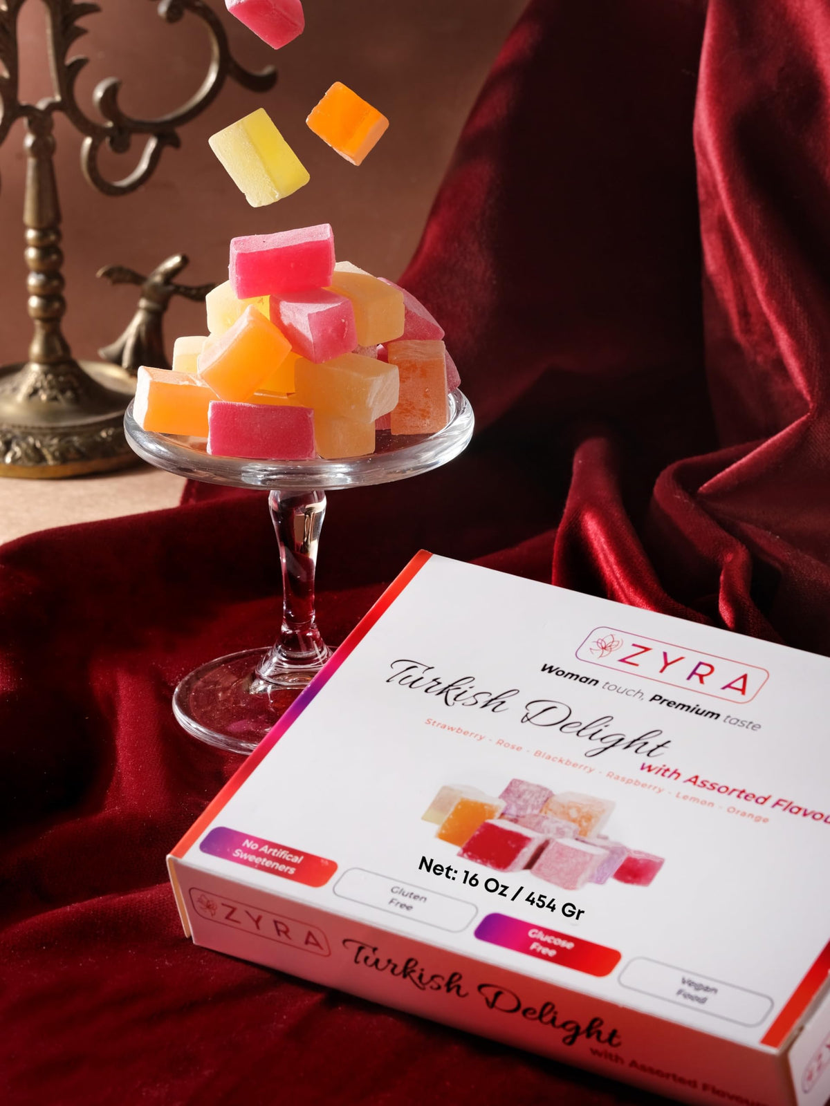 ZYRA Turkish Delight lemon flavor brings bright citrus notes to the palate.