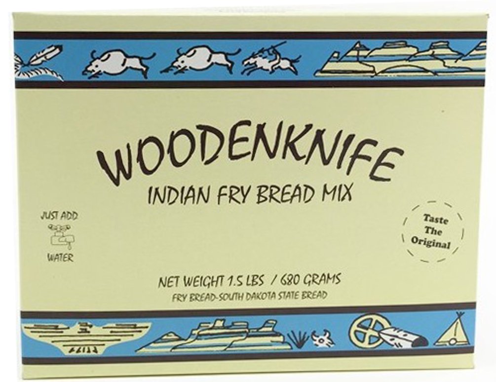 ZZP Woodenknife Indian Fry Bread Mix packaging for quick, easy fry bread at home.